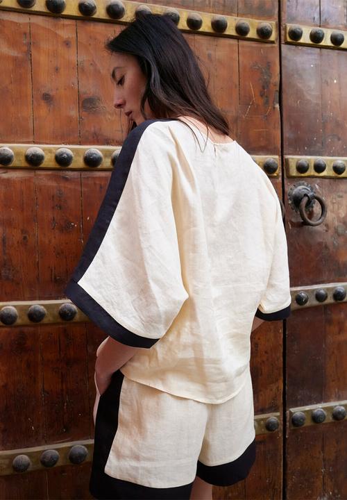 MANGO - Shorts morti - light beige