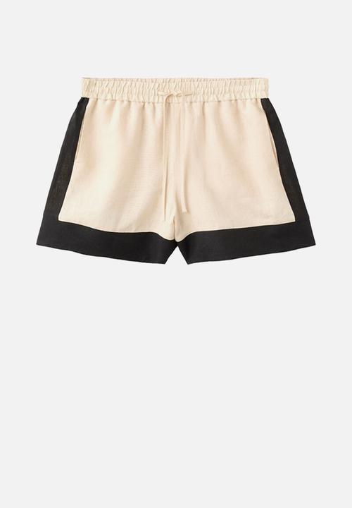 MANGO - Shorts morti - light beige