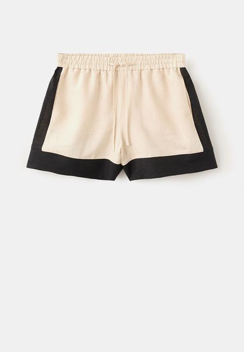 MANGO - Shorts morti - light beige