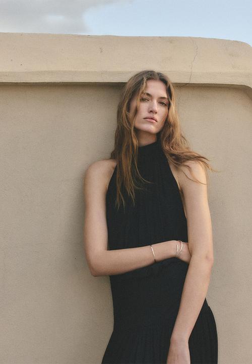MANGO - Dress jelly - black