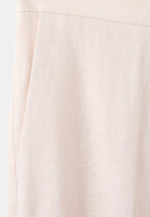 MANGO - Trousers boreli - light beige