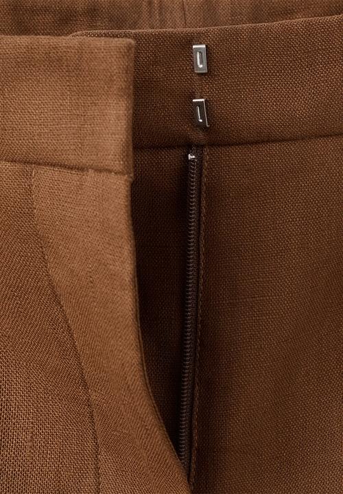 MANGO - Plus trousers boreli - brown