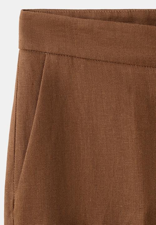 MANGO - Plus trousers boreli - brown