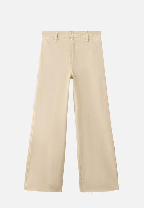 MANGO - Jeans catherin - light/pastel yellow