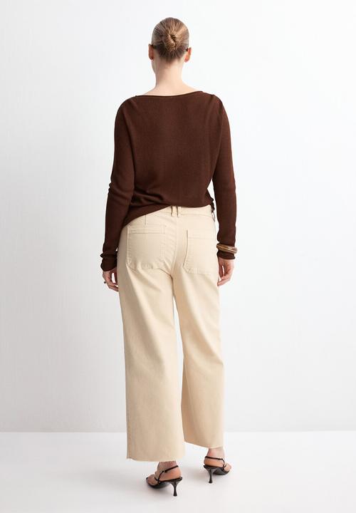 MANGO - Jeans catherin - light/pastel yellow