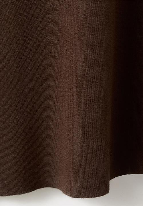 MANGO - Dress bettu - dark brown