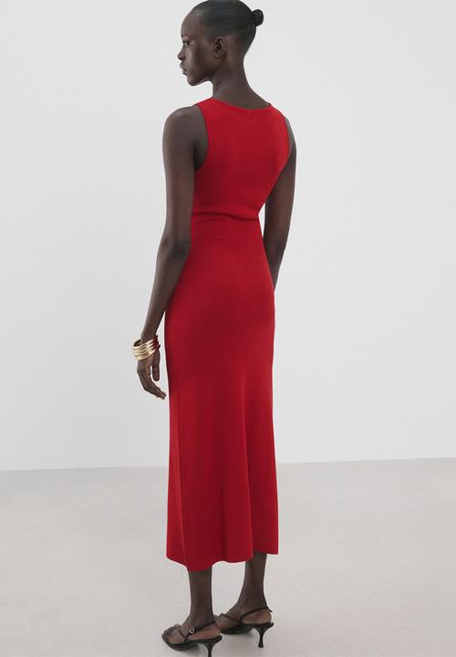 MANGO - Dress bettu - red