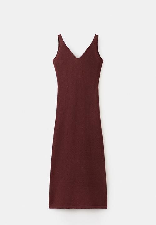 MANGO - Dress siena - medium orange