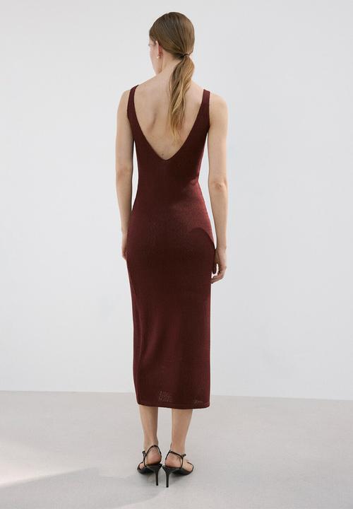 MANGO - Dress siena - medium orange