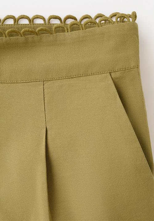 MANGO - Shorts milana - green