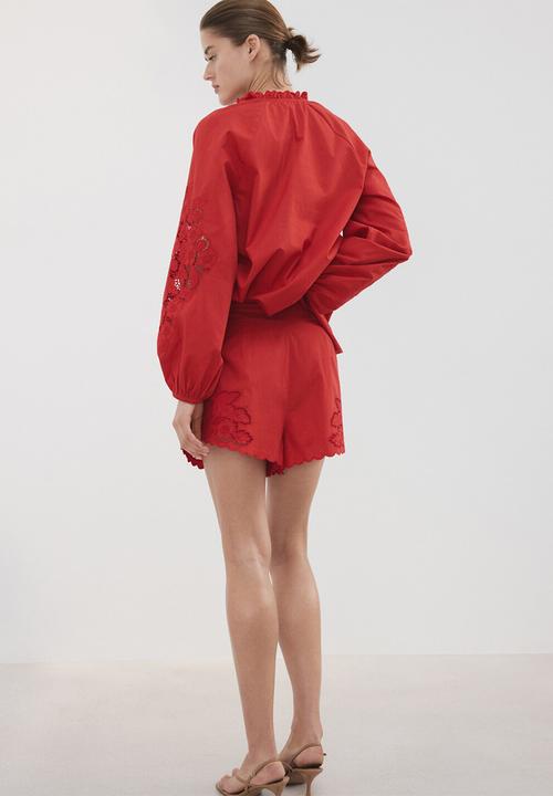 MANGO - Shorts betty - red