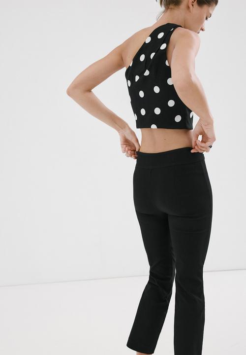 MANGO - Top abrei - black