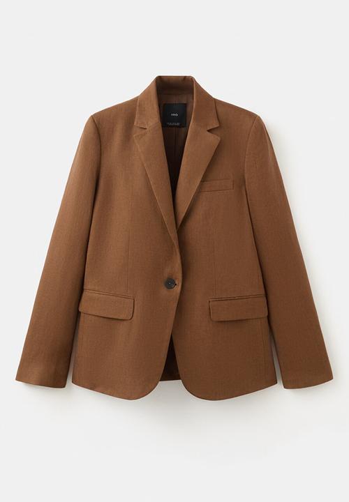 MANGO - Plus blazer boreli - brown