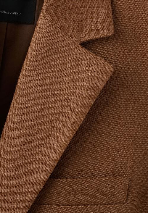 MANGO - Plus blazer boreli - brown