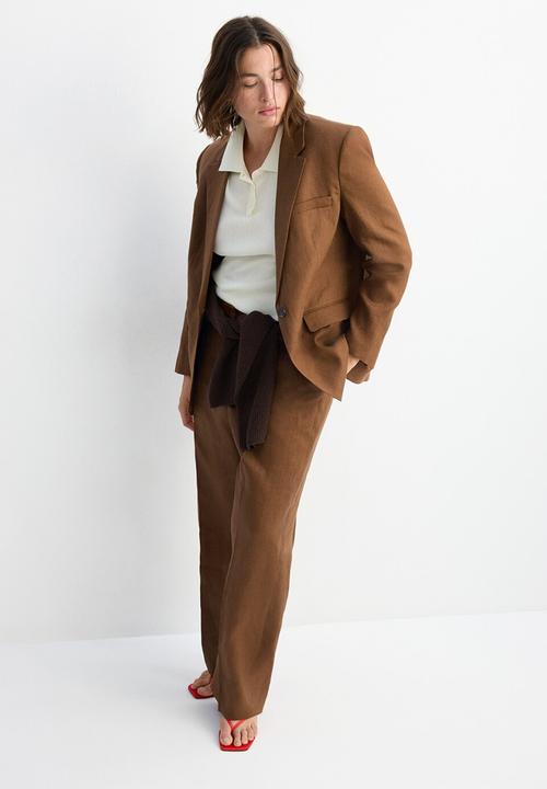 MANGO - Plus blazer boreli - brown