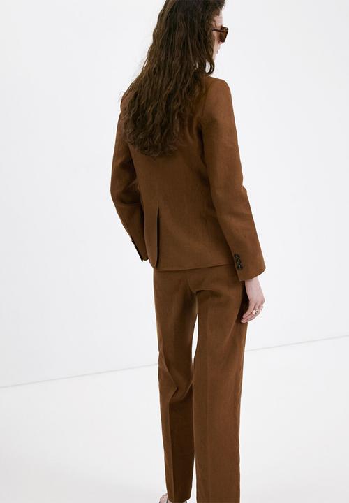 MANGO - Blazer boreli - brown