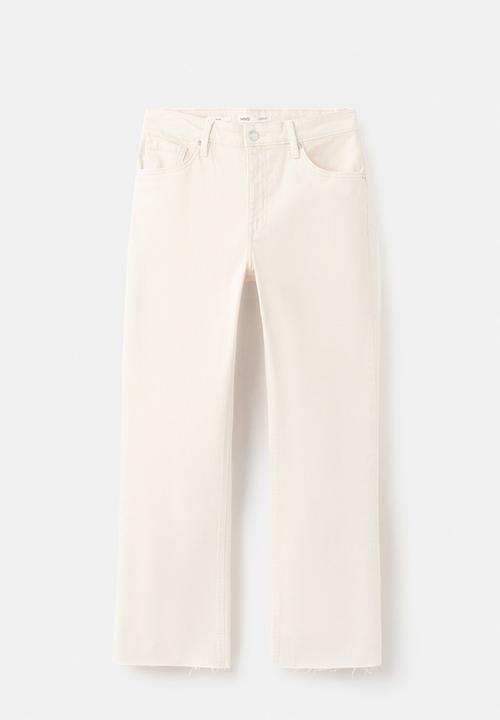 MANGO - Jeans sienna - light beige