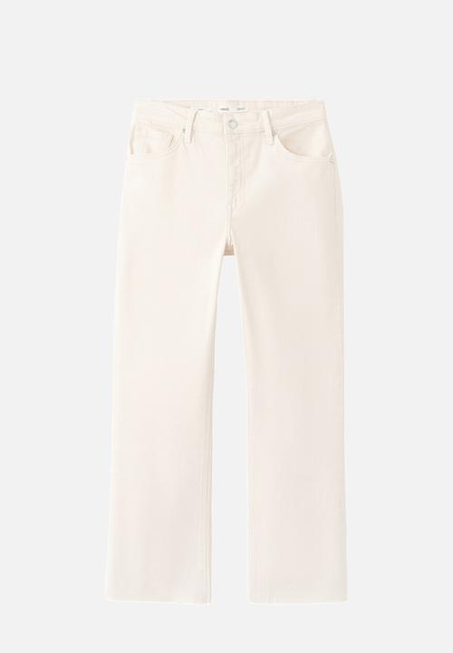 MANGO - Jeans sienna - light beige