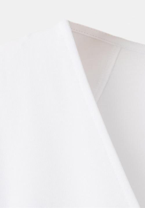 MANGO - T-shirt sevipi - white