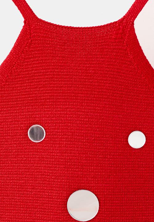 MANGO - Dress espeji - red
