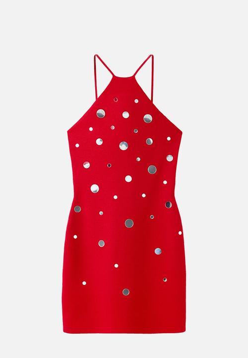 MANGO - Dress espeji - red