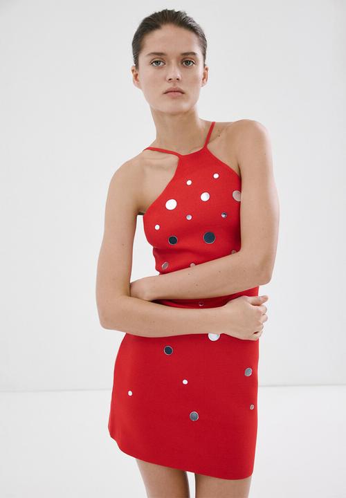 MANGO - Dress espeji - red