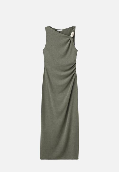 MANGO - Dress melisa - green