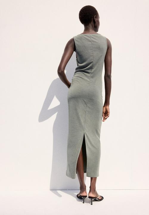 MANGO - Dress melisa - green