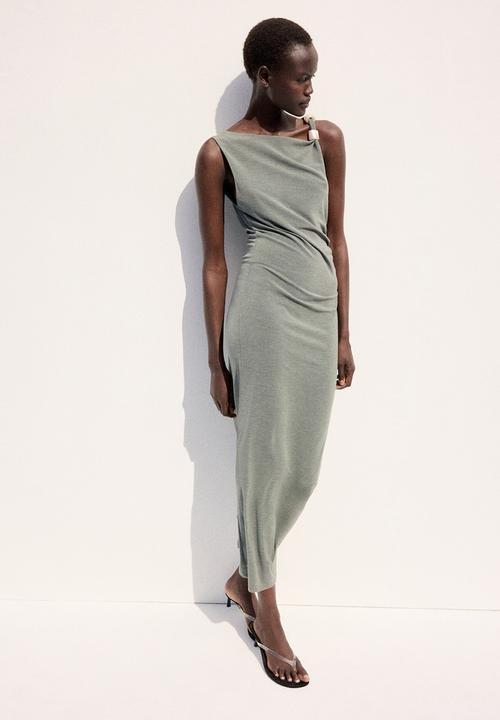 MANGO - Dress melisa - green