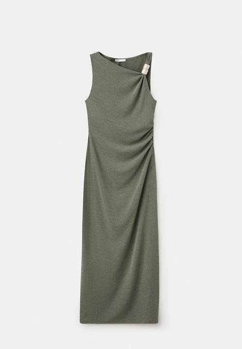 MANGO - Dress melisa - green