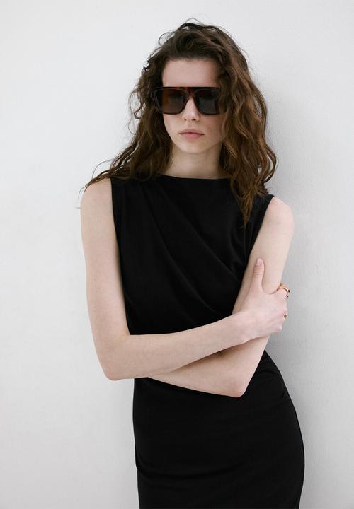 MANGO - Dress jumi - black