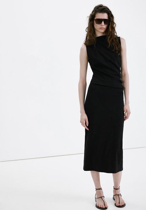 MANGO - Dress jumi - black