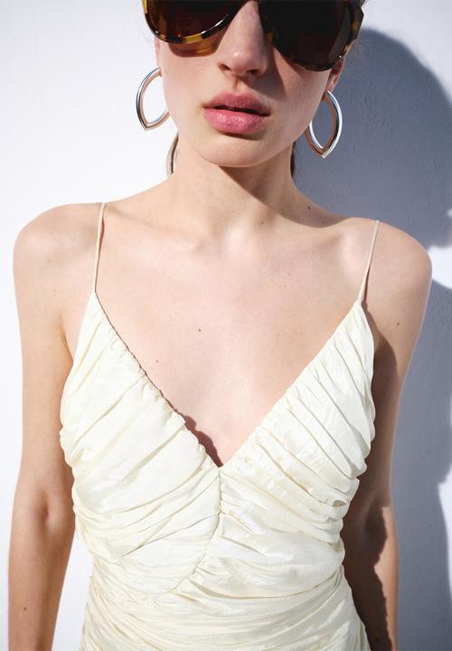 MANGO - Dress bruna - light beige