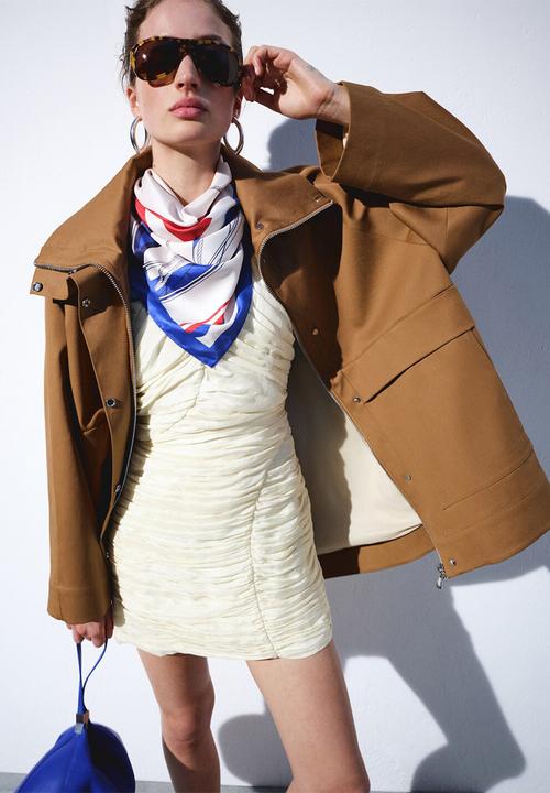 MANGO - Dress bruna - light beige