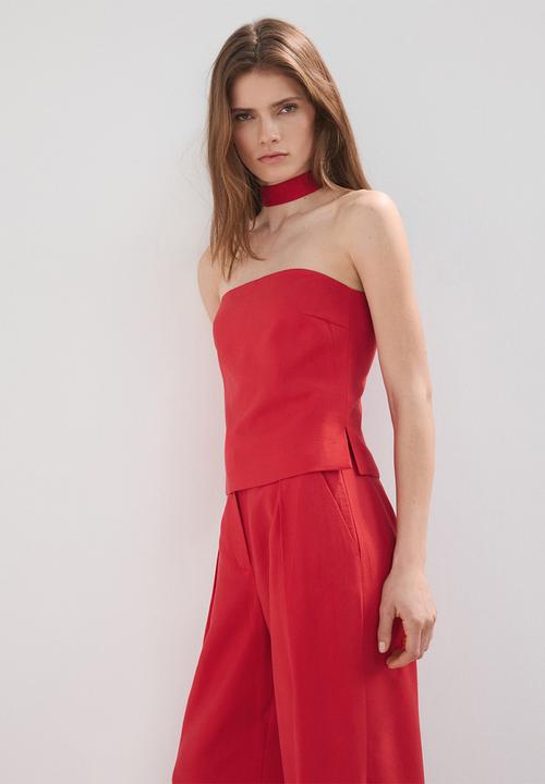 MANGO - Top maris - red
