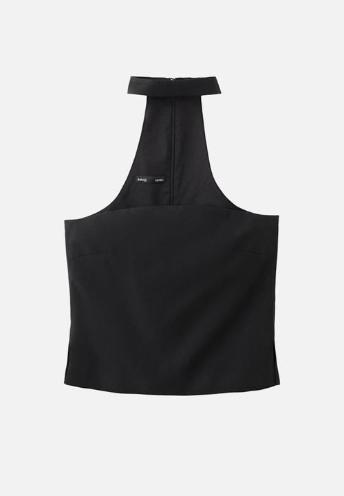 MANGO - Top maris - black