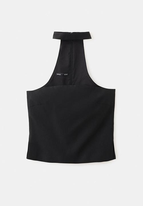MANGO - Top maris - black