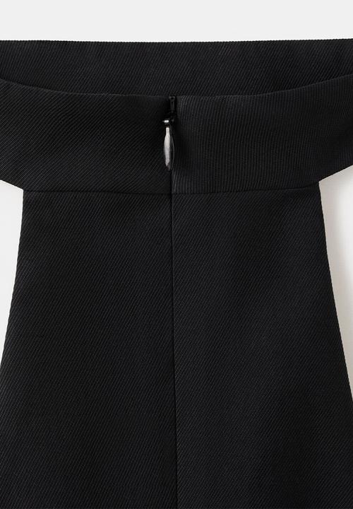 MANGO - Top maris - black