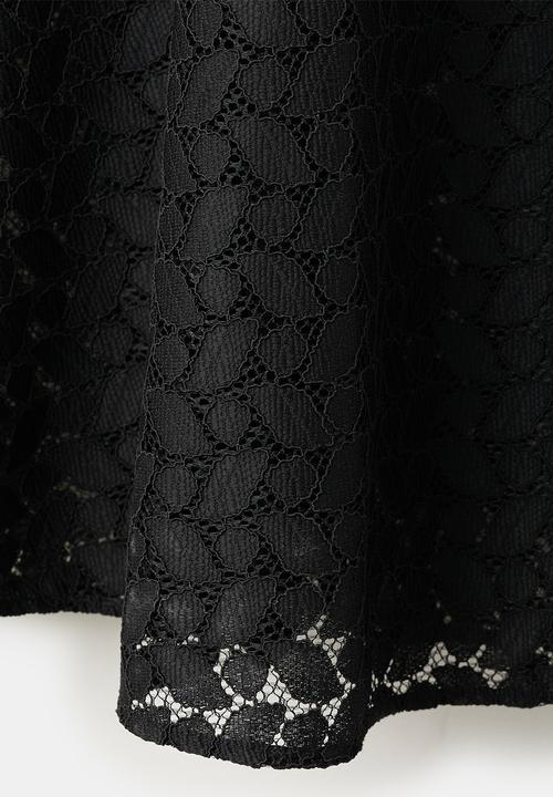 MANGO - Dress honey - black