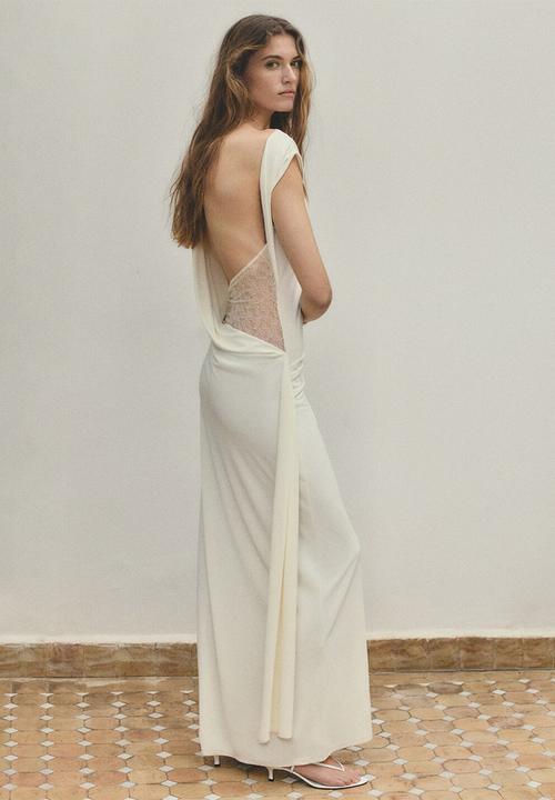 MANGO - Dress nala - natural