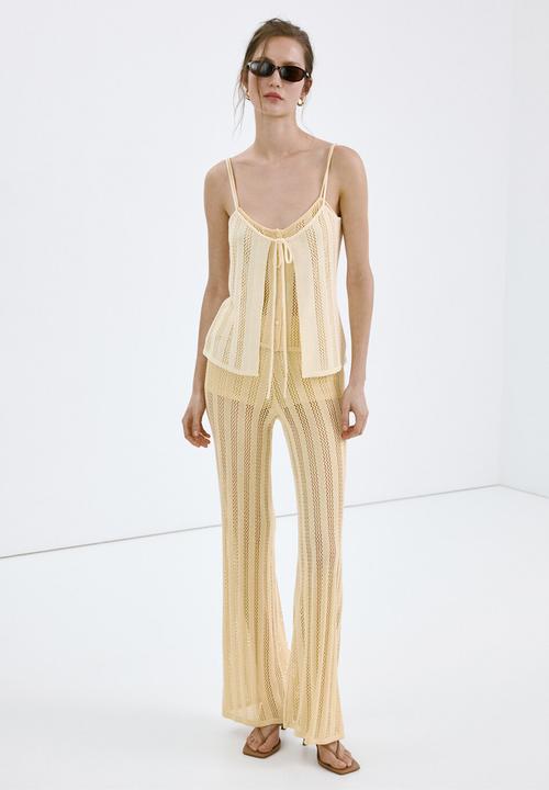 MANGO - Top lolai - light/pastel yellow