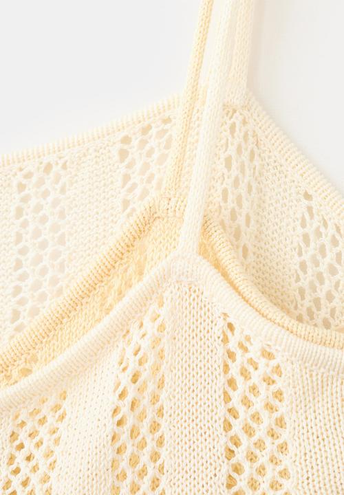 MANGO - Top lolai - light/pastel yellow