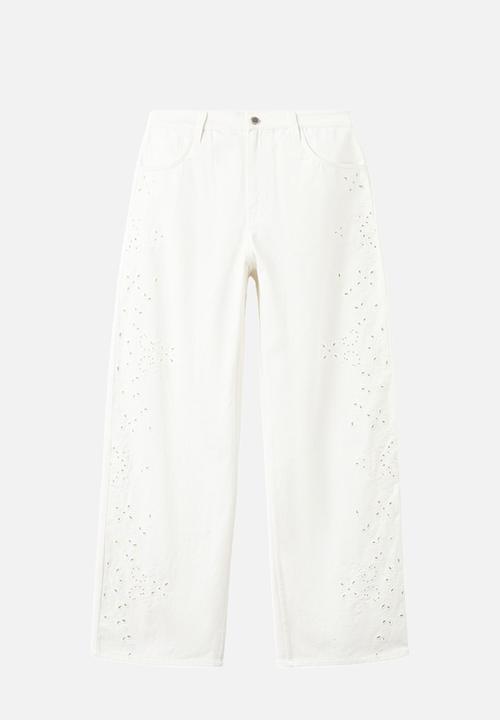 MANGO - Jeans joana - white