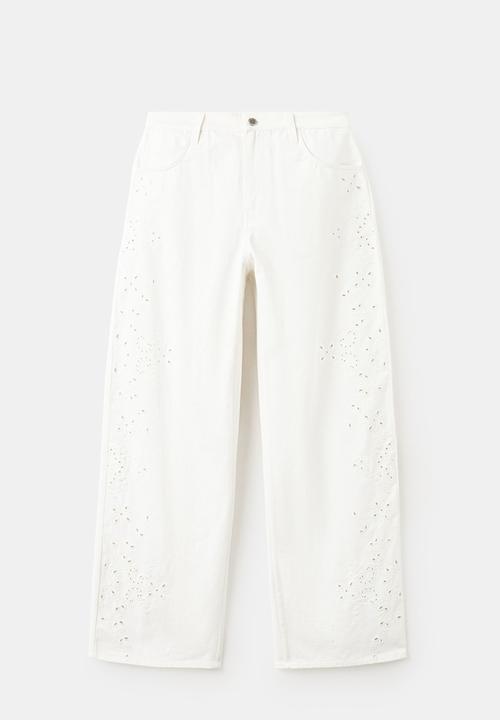 MANGO - Jeans joana - white