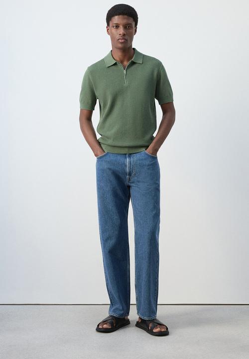 MANGO - Poloshirt Canario - Green