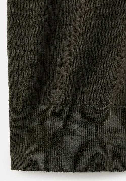 MANGO - T-Shirt Arraona -Dark Green