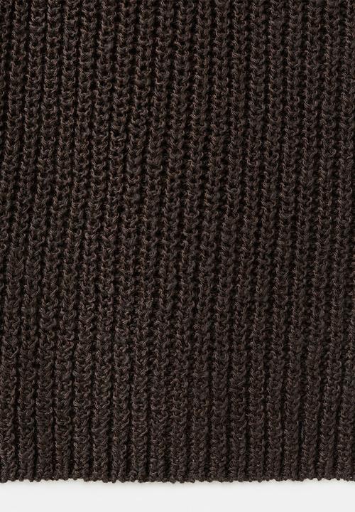 MANGO - Vest jazmin - dark brown