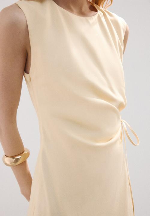 MANGO - Dress sieni - light beige