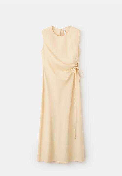 MANGO - Dress sieni - light beige