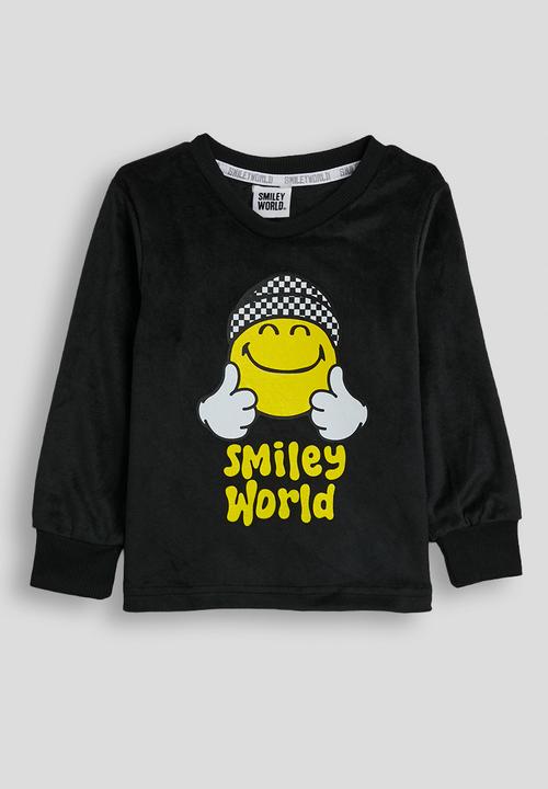 Pop Candy - Smiley World pj set - black